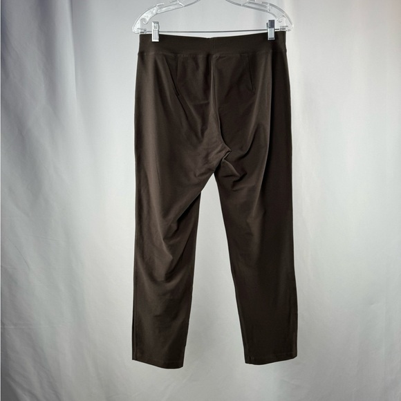 Eileen Fisher Slim Crepe Stretch Ankle Pants in Brown Size Small - Picture 5 of 7